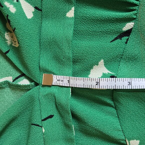 Pretty Green Midi-Dress, Retro 40's styling, Size 18 (fits a size 16) - Picture 5 of 14